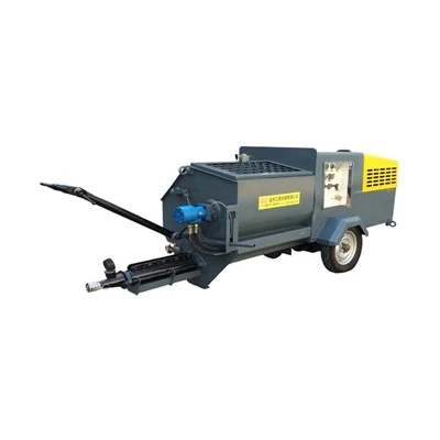 Diesel Powered Mortar Spraying Machine